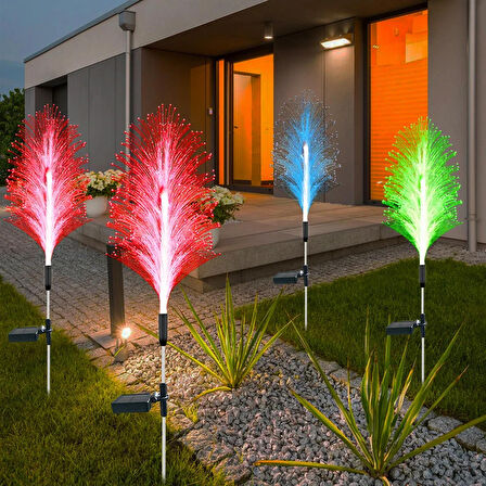 SOLAR LEDLİ 7 RENK DEĞİŞTİREN BAHÇE DEKORASYON AYDINLATMA 2Lİ PAKET (2818)