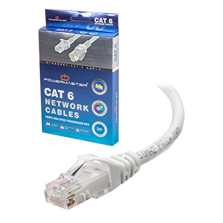 KABLO.CAT6 2 METRE GRİ  KUTULU (2818)