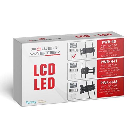 22-55 LED/LCD/PLAZMA KİLİTLİ DUVAR ASKI APARATI (2818)