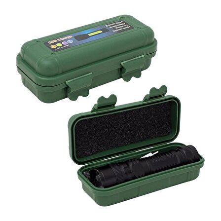 POWERMAS TER MX-511 1300 METRE MENZİLLİ USB ŞARJLI EL FENERİ (2818)