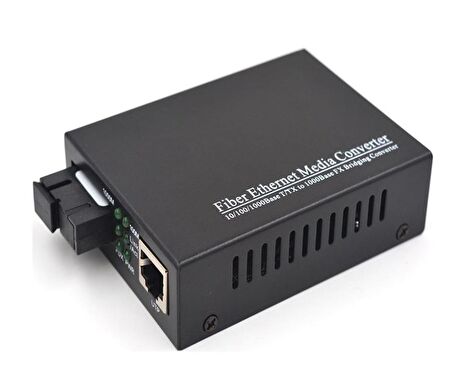 1000 MBPS 200 METRE FİBER OPTİK ETHERNET MEDIA KONVERTÖR (2818)