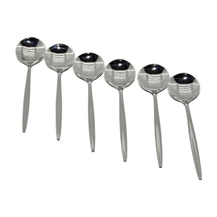 6PCS METAL YEMEK KAŞIK (2818)