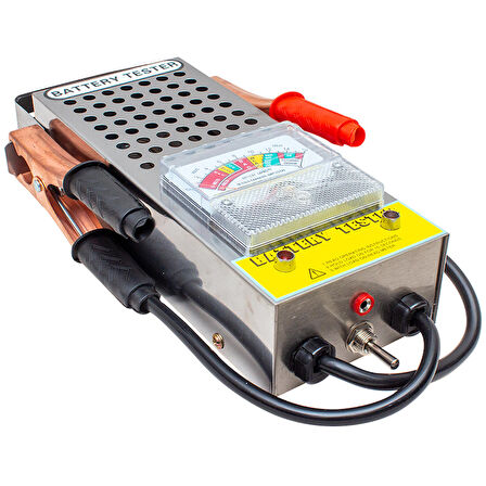 TECHNOMAX TM-9216 6 VOLT - 12 VOLT - 125 AMPER PROFESYONEL ANALOG AKÜ TEST CİHAZI (2818)