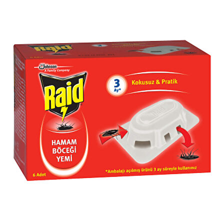 Findit RAİD 6 PARÇA  HAMAM BÖCEK YEMİ (2818)