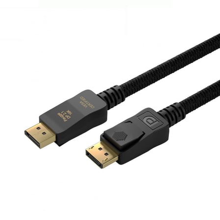 VESA Sertifikalı Displayport 2.1 Kablo – 16K 60HZ, 8K 120Hz, 8K 60Hz, 4K 240Hz (2 Metre)