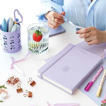 A5 Bullet Journal Noktalı Defter 140 gr. 80 Yaprak Lavender Mist
