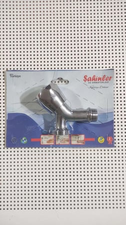 Şahinler Orjinal Ambalajında Çamaşır Musluğu Premium Ürün Yerli Üretim