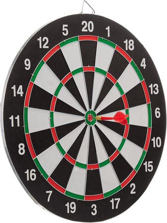 Delta Dart Seti 43 cm (17 İnç) + 6 Dart Oku (6 Gr) Hedef Tahtası