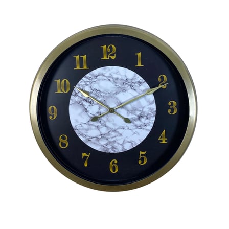 Eskitme Noble 60 x 60 Cm Metal Duvar Saati iegxx