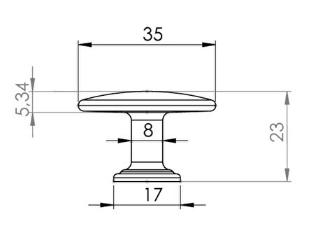 Adnoss Ayane Krom Dolap Kulpu (3'lü)