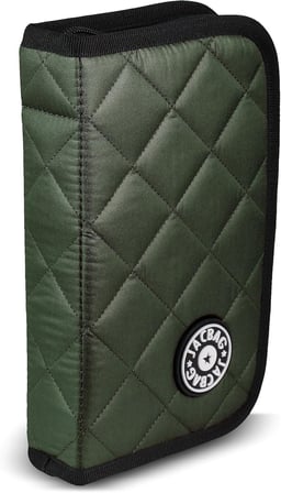 cover Soft-Sert Kapaklı Ayraçlı kapitone Kalem Kutusu (Bordo)