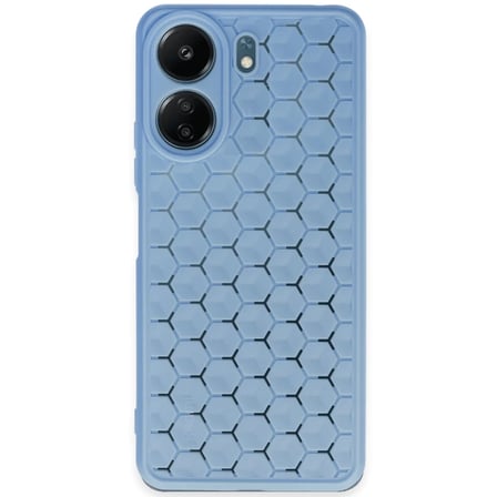 Xiaomi Redmi 13C Kılıf Petek Silikon Kapak - Mavi