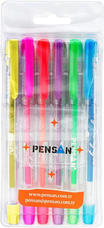 My-Kıng Neon Jel Kalem 6Lı Set - PE02227JK00N6