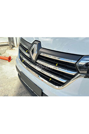 RENAULT TRAFIC Krom Ön Panjur 3 Prç. 2022>  Paslanmaz Çelik
