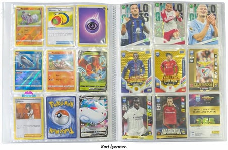 Panini 540 Kartlık Koleksiyon Albümü – Şeffaf Kart Dosyası –Koleksiyon Oyun Kartı Albümü