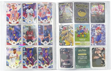 Panini 540 Kartlık Koleksiyon Albümü – Şeffaf Kart Dosyası –Koleksiyon Oyun Kartı Albümü