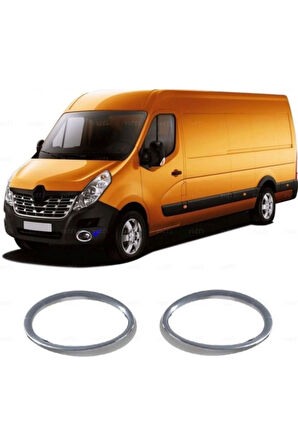 Renault Master 3 Krom Sis Çerçevesi 2 Parça 2010 Üzeri Paslanmaz Çelik