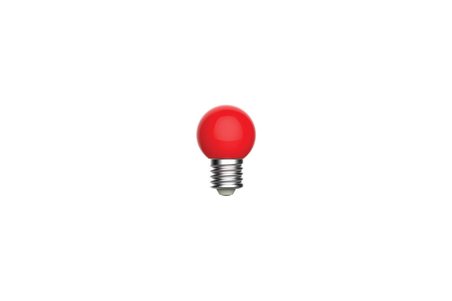 Açma Kapama Anahtarlı Duy Fişli + 1w Tasarruflu Renkli E27 Led Gece Lambası Kırmızı