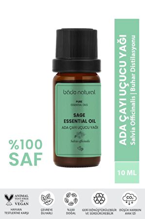 Bade Natural Adaçayı Uçucu Yağı %100 Saf 10 ml