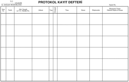 PROTOKOL KAYIT DEFTERİ 400 YAPRAK SERT KAPAKLI