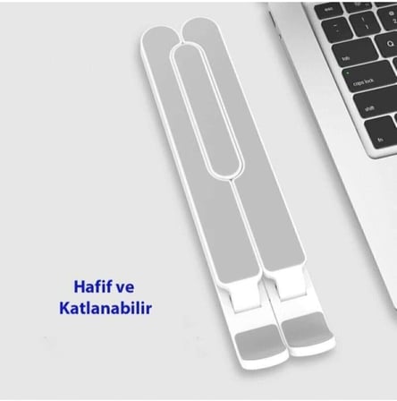 Macbook Laptop Bilgisayar Standı Notebook Özel Yükseltici Stand Tablet Tutucu Ayarlı