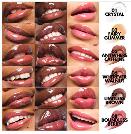 Make Up For Ever  Super Boost Lip Gloss - Dolgunlaştırıcı Etkili Dudak Parlatıcısı 08 Boundless Berr