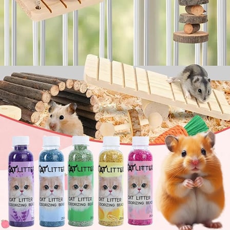 Kedi Kumu Koku Giderici Granül Parfüm - Uzun Süreli Ferahlık Sunan Kedi Kumu Kokusu Giderici, Etkili Koku Nötrleştirici 250 Ml (Lavanta)
