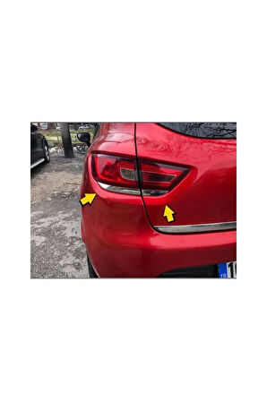 Renault Clio 4 Hb Krom Stop Alt Çıta 4 Prç. 2012-2018 P.çelik