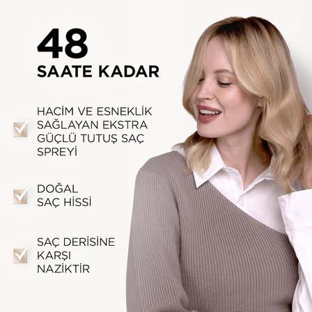 Wellaflex 2 Days Volume 2 Gün Boyunca Hacim Veren Saç Spreyi Extra Strong Hold - 400 ml