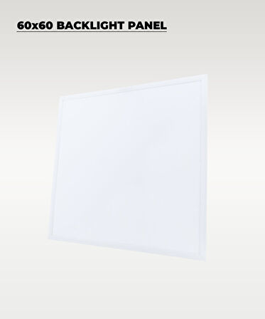 48W 60X60 Backlight Led Panel Armatür Beyaz Işık 2 Adet
