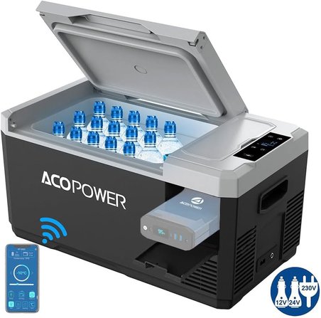 V18 12/24/220Volt 18Litre Kompresörlü Outdoor Oto Buzdolabı (Akü Dahil Değildir)