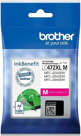 LC472XLM Magenta Kırmızı 1.500 Sayfa Kartuş MFC-J2340-J3540-J3940