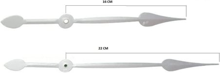 EXİZTİCARET Saat Mekanizması, 1 ADET 18 mm Uzun Set Sessiz Duvar Saati Mekanizması Askısız exizNM582