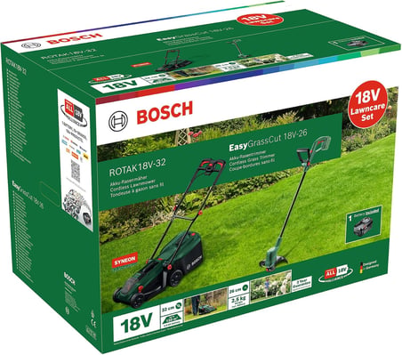 Bosch Rotak 18V-32 Solo (Aküsüz) Çim Biçme Makinesi