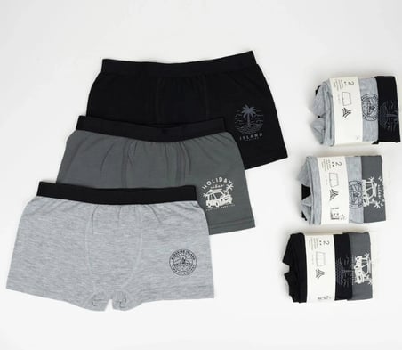 Erkek 2li Boxer Set K128997 (tek adet fiyatıdır)