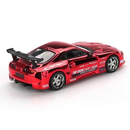 1/64 Model Araç Supra (A80) Top Secret GT-300 Top Secret Red Chrome