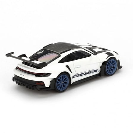 1/64 Porsche 911 (992) GT3 RS Weissach Package White with Indigo Blue