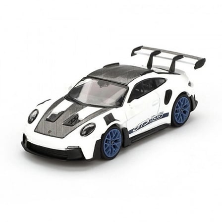1/64 Porsche 911 (992) GT3 RS Weissach Package White with Indigo Blue