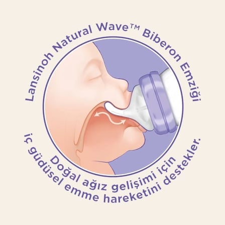 Biberon 2'Li Natural Wawa Biberon Emziği 240 ml