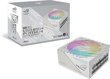 ROG-LOKI-850P-SFX-L-GAMING White Edition 850W 80 Plus Platinum 120mm Full Modüler Gaming (Oyuncu) Power Supply