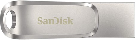 SanDisk Ultra Dual Drive Luxe USB Type-C Sürücü Akıllı Telefon Bellek 64 GB (Mobil Bellek, USB 3.2 Gen 1, Döner Tasarım, 400 MB/s Okuma, USB Sürücü, Otomatik Yedekleme)