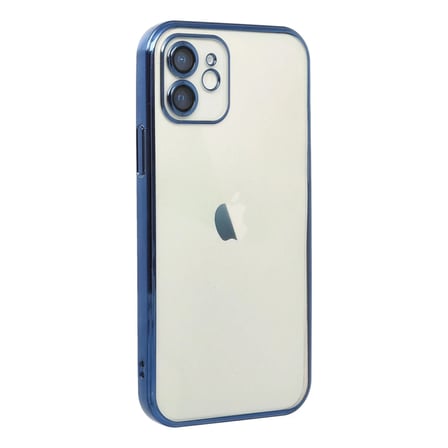 Apple iPhone 12 Kılıf Razer Lensli Silikon - Lacivert