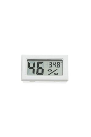 Mini Lcd Dijital Elektronik Beyaz Termometre Higrometre Sıcaklık Nem Ölçer (KABLOSUZ)