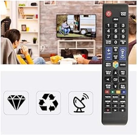EARTHMA SAMSUNG 3D LCD / LED TV için evrensel uzaktan kumanda - yedek