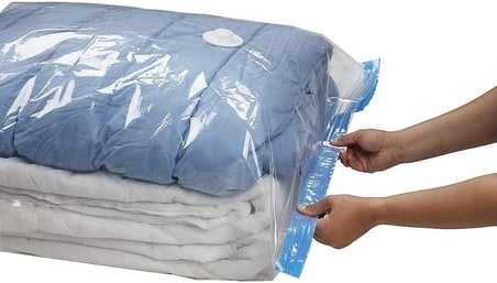 Vakumlu Hurç,Vakum Poşeti,Hurç,Vakumlu Organizer,Yastık,Yorgan,Kazak İçin Vakumlanabilir Hurç,Yerden Tasarruf İçin Vakumlu Poşet (2, 50X70)