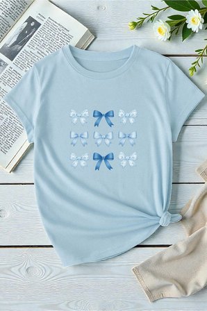 Unisex Kurdele Baskılı Tasarım Tshirt