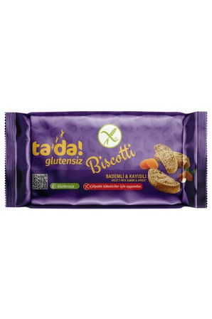 Glutensiz Bademli Kayısılı Biscotti 110 gram (Çölyaklı Tüketiciler İçin Uygundur)