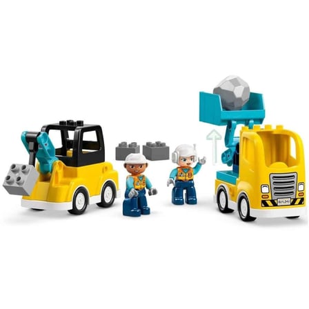 10475 Duplo 3ü1 arada İnşaat Araçları 22 parça +2 yaş