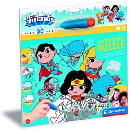 - 22243-15 Parça Water Magic Frame Puzzle - DC Super Friends