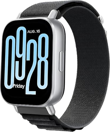 Xiaomi ile Uyumlu Alpin Loop Kumaş Kordon Redmi Watch 5 Active/Lite/Watch S4/2/2Pro/S3/S1/S1Pro/S1 Active için Terletme Yapmayan Nefes Alabilen Konforlu Spor Tasarım Kayış